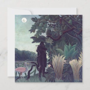Henri Rousseau - Der Schlangenbeschwörer Dankeskarte