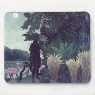 Henri Rousseau - Der Schlangenbeschwörer Mousepad