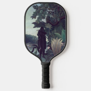 Henri Rousseau - Der Schlangenbeschwörer Pickleball Schläger