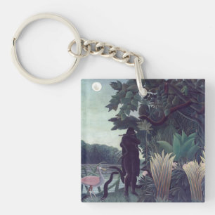Henri Rousseau - Der Schlangenbeschwörer Schlüsselanhänger