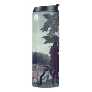 Henri Rousseau - Der Schlangenbeschwörer Thermosbecher