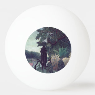 Henri Rousseau - Der Schlangenbeschwörer Tischtennisball