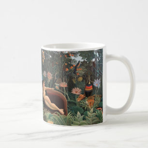 Henri Rousseau Der Traum Dschungel Blumen Surreali Kaffeetasse