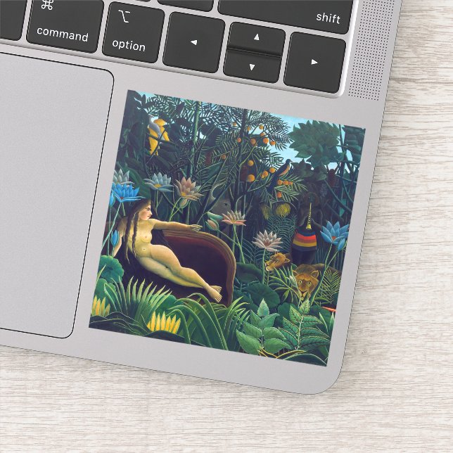 Henri Rousseau - Der Traum / Le Reve Aufkleber (Detail)