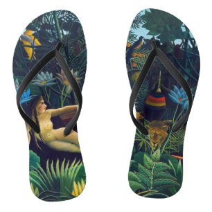 Henri Rousseau - Der Traum / Le Reve Flip Flops