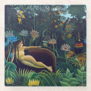 Henri Rousseau - Der Traum / Le Reve Glasuntersetzer