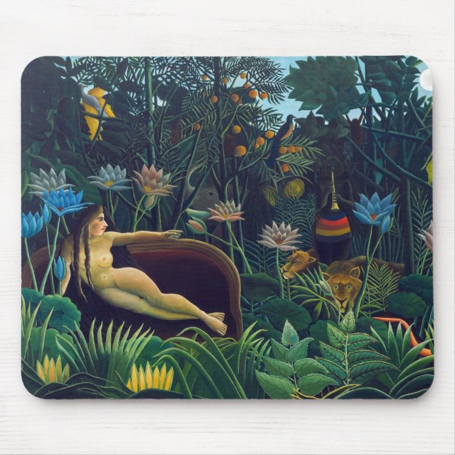Henri Rousseau - Der Traum / Le Reve Mousepad (Vorne)