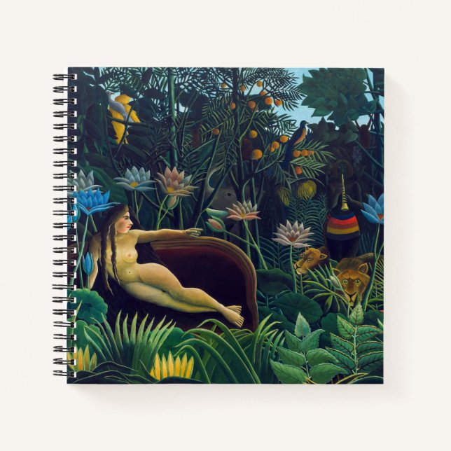 Henri Rousseau - Der Traum / Le Reve Notizbuch (Vorderseite)