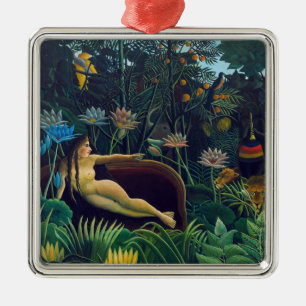 Henri Rousseau - Der Traum / Le Reve Ornament Aus Metall