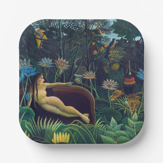 Henri Rousseau - Der Traum / Le Reve Pappteller (Vorderseite)