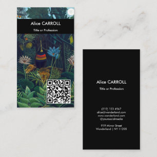 Henri Rousseau - Der Traum / Le Reve - QR Code Visitenkarte