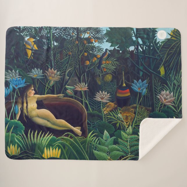 Henri Rousseau - Der Traum / Le Reve Sherpadecke (Vorderseite (Horizontal))