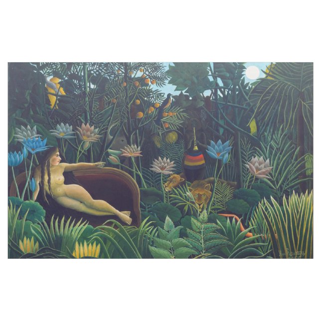 Henri Rousseau - Der Traum / Le Reve Stoff (Yard (91,4 cm))