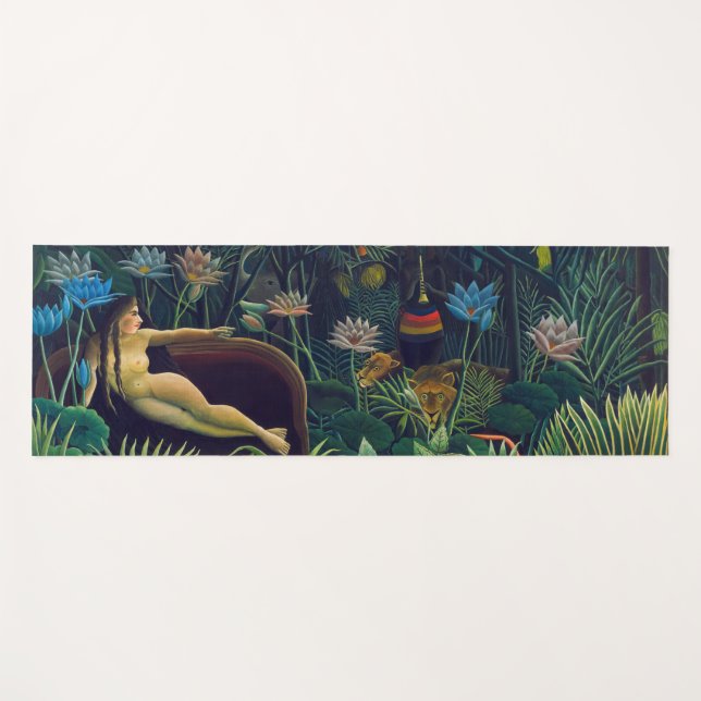 Henri Rousseau - Der Traum / Le Reve Yogamatte (Vorderseite (Horizontal))