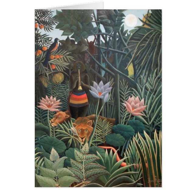 Henri Rousseau Der Traumjung Blume Surrealismus (Vorne)
