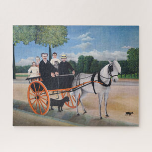 Henri Rousseau - Der Wagen des Vaters Junier Puzzle