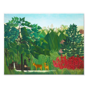 Henri Rousseau Der Wasserfall Fotodruck