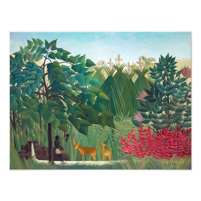 Henri Rousseau - Der Wasserfall Fotodruck (Vorne)