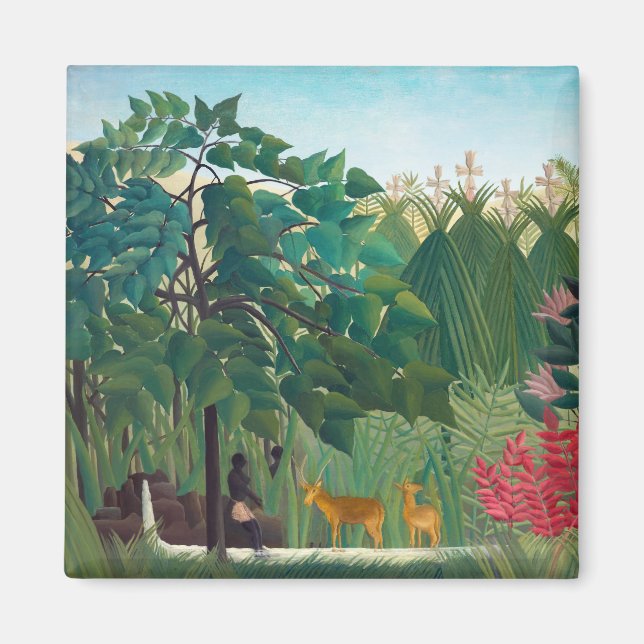 Henri Rousseau - Der Wasserfall Magnet (Vorne)