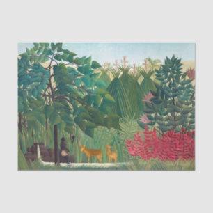 Henri Rousseau - Der Wasserfall Seidenpapier