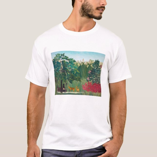 Henri Rousseau - Der Wasserfall T-Shirt (Vorderseite)
