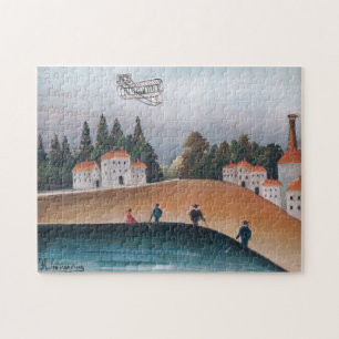 Henri Rousseau - Die Fischer und das Doppeldeckflu Puzzle