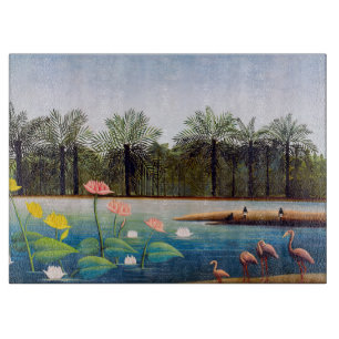 Henri Rousseau - Die Flamingos Schneidebrett