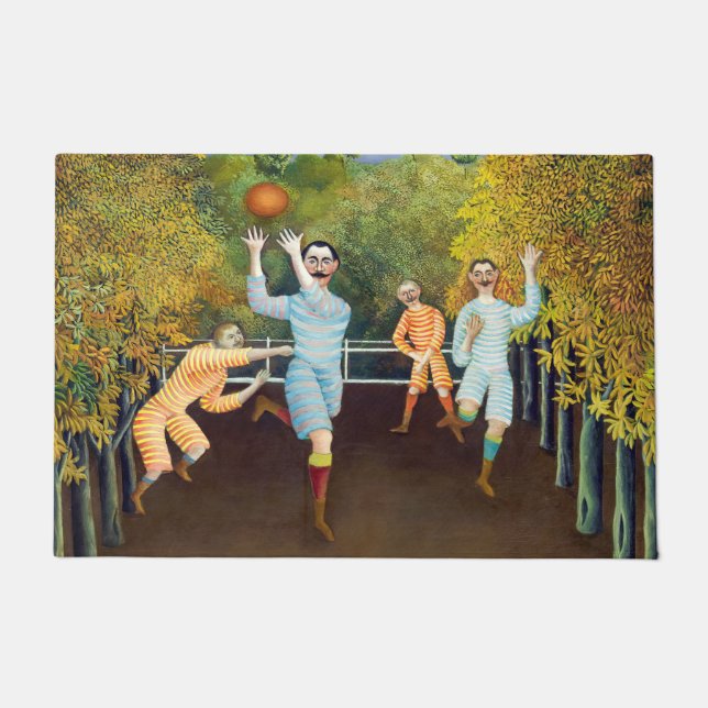 Henri Rousseau - Die Fußballspieler Fußmatte (Vorderseite)