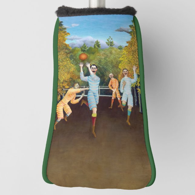 Henri Rousseau - Die Fußballspieler Golf Headcover (Rotieren 90)
