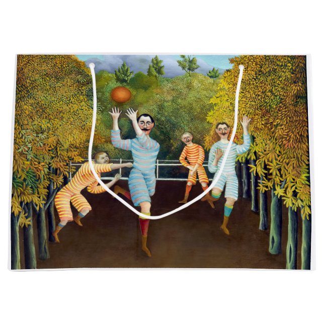 Henri Rousseau - Die Fußballspieler Große Geschenktüte (Vorderseite)