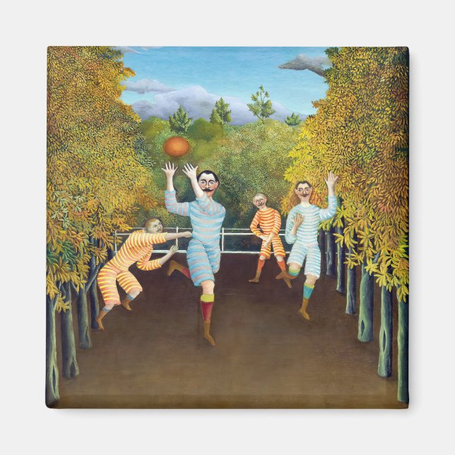 Henri Rousseau - Die Fußballspieler Magnet (Vorne)