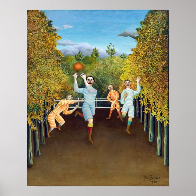 Henri Rousseau - Die Fußballspieler Poster (Vorne)
