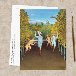 Henri Rousseau - Die Fußballspieler Postkarte