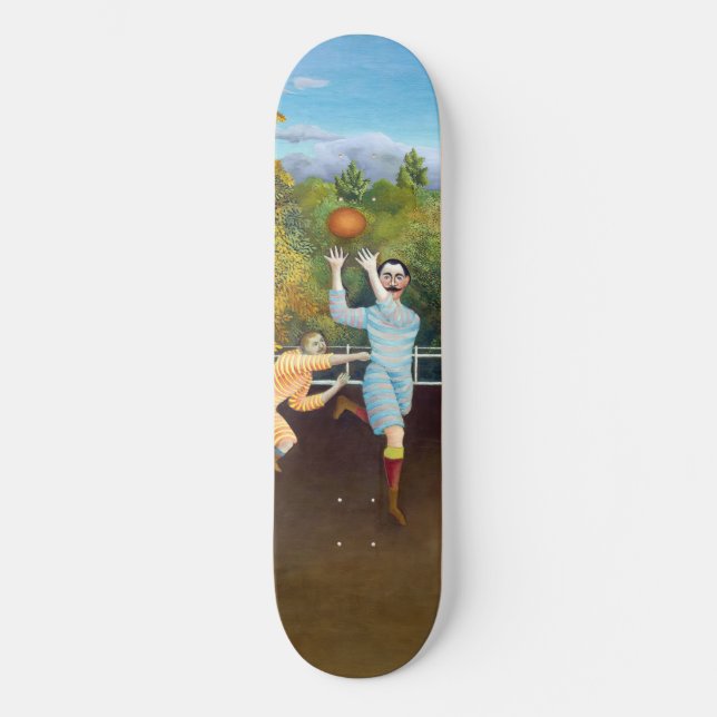 Henri Rousseau - Die Fußballspieler Skateboard (Vorderseite)