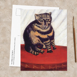 Henri Rousseau - Die getigerte Katze Postkarte