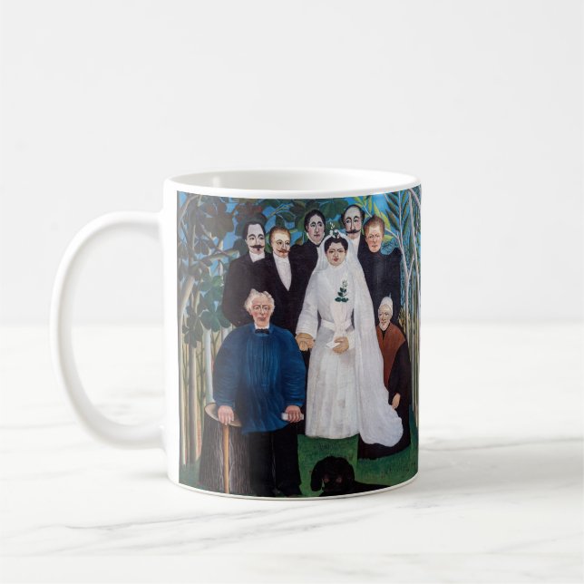 Henri Rousseau - Die Hochzeitsfeier Kaffeetasse (Links)