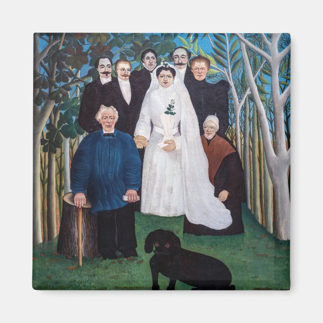 Henri Rousseau - Die Hochzeitsfeier Magnet (Vorne)