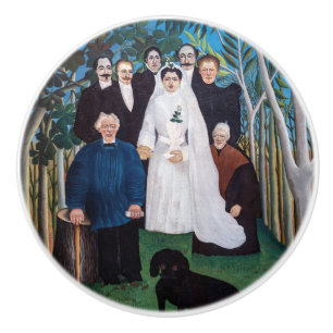 Henri Rousseau - Die Hochzeitsgesellschaft Keramikknauf