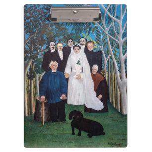 Henri Rousseau - Die Hochzeitsgesellschaft Klemmbrett