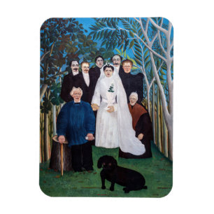 Henri Rousseau - Die Hochzeitsgesellschaft Magnet