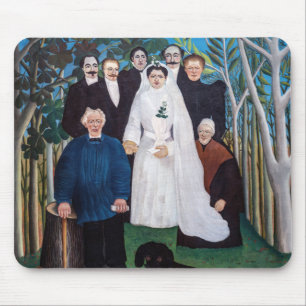 Henri Rousseau - Die Hochzeitsgesellschaft Mousepad