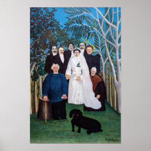 Henri Rousseau - Die Hochzeitsgesellschaft Poster