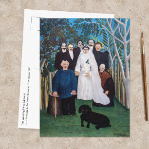 Henri Rousseau - Die Hochzeitsgesellschaft Postkarte