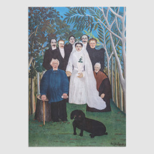 Henri Rousseau - Die Hochzeitsgesellschaft Seidenpapier