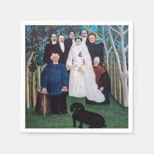 Henri Rousseau - Die Hochzeitsgesellschaft Serviette