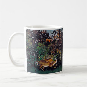 Henri Rousseau - Die Hungersnot Kaffeetasse