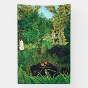 Henri Rousseau - Die lustigen Possenreißer Banner