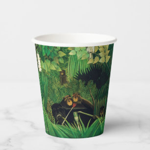 Henri Rousseau - Die lustigen Possenreißer Pappbecher