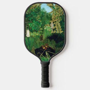 Henri Rousseau - Die lustigen Possenreißer Pickleball Schläger