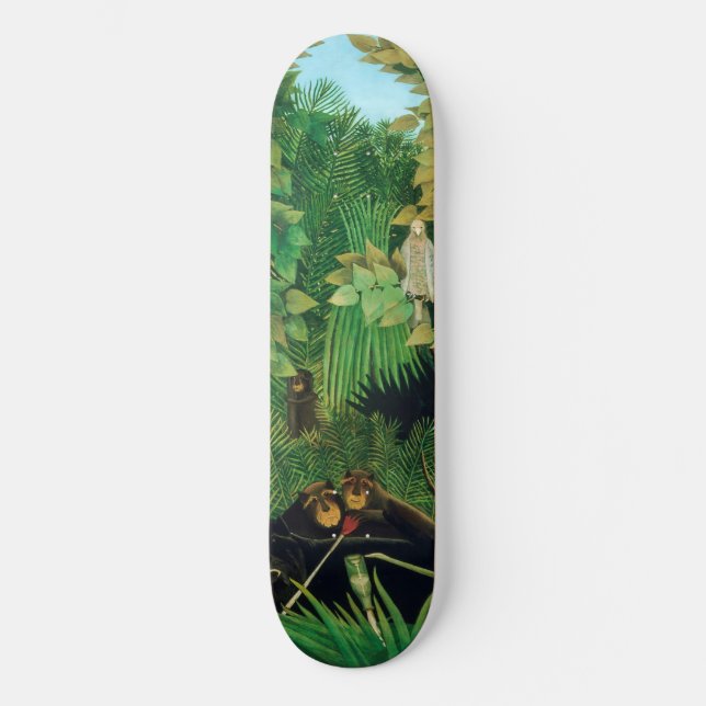 Henri Rousseau - Die lustigen Possenreißer Skateboard (Vorderseite)